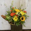 Give thanks this Thanksgiving with the gift of flowers! This one-sided cornucopia