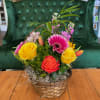 *CUT FLOWERS VARY BASED ON STOCK* A cute basket of assorted plants