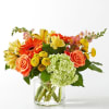 The spirit of a sunny autumn day in a beautiful bouquet.