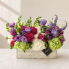 Rustic charm meets effortless elegance in this beautifully designed floral arrangement. Handcrafted