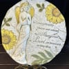 This plaque reads "In Loving Memory unsee and unheard but always near