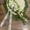 This heart shaped wreath is a very loving way to celebrate your