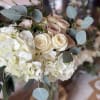 Custom made prom bouquet with a satin wrap