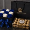 Indulge in timeless elegance with our Royal Sapphire &amp; Chocolate Collection, a