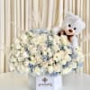 Welcome the newest bundle of joy with our delightful "Baby's First Blooms"