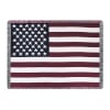 American flag woven blanket with fringe