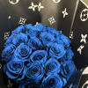 Dive into elegance with our Azure Bliss Bouquet, a captivating blend of