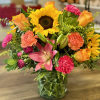 A beautiful colorful array of bright florals that will overwhelm that special
