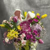 Variety of spring colors with hidden bunny ears and additional blooms to
