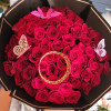 100  roses, your choice of color roses. Don't worry about the