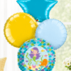 This fun and fine 4 balloon bundle is perfect for the mermaid