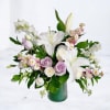 The Lavender Solace Bouquet offers a peaceful embrace through soft hues of