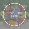Designers choice arrangement in a basket