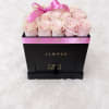 An elegant arrangement of 20 Ecuatorian soft blush barbie pink roses presented