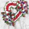 Beautifully crafted heart shape to honor the memory of a beloved individual.