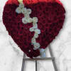 Custom broken heart wreath to honor the memory of your beloved ones.
