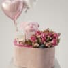 A charming all-in-one gift designed to melt hearts. This elegant blush velvet