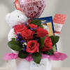 A romantic and timeless gift designed to impress. This elegant white hat