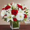 Forever with love, hold them close with this beautiful red and white