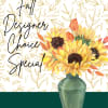 Fall Designer&rsquo;s Choice Special
Celebrate the beauty of autumn with a one-of-a-kind arrangement