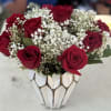 Arrangement with floral foam and base perfect to surprise that special person