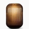 Enhance your space with the Medium Ridge Capsule Vase, a versatile and