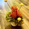 The Sunset Serenade arrangement captures the vibrant hues of a breathtaking sunset.
