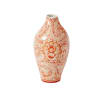 A modern, functional take on classic chinoiserie, the Elanor Budvase in Coral