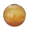The Sunray Vase in Medium features the same glowing amber glass and