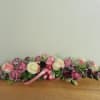 Pinks and Purples to decorate inside the casket.