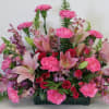 Lily, Mokara Orchid, Spray Rose, Carnation, Snap Dragon