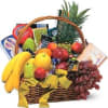 For standard, in a basket, there are beef sausage, cheese, crackers, fruits