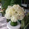 Simply elegant large vase of all white blooms that will make you