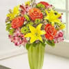 Fields of Europe in Green Vase