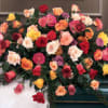 RAINBOW OF COLOR WITH 75 ASSORTED COLOR OF ROSES APPROX. 36 INCHES