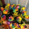 one of a kind rainbow roses