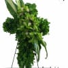 Mix of Greens and Orchid Stems