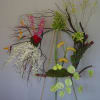 Pastel colors, mix of roses, lilies, hydrangeas, lisianthus.  Please see more