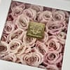 A stunning and luxurious selection of perfectly pink pearl roses delicately nestled