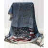 A beautiful 50&quot; X 60&quot; woven afghan made in the mountains of