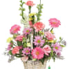Like the breezy days of summer, this mix of pink, yellow and