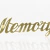 2&quot; high gold foil letters, to be attached to the tail(s) of