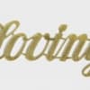 2&quot; high gold foil letters, to be attached to the tail(s) of