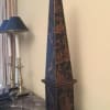 Our hand painted, Chinese, Oriental obelisk makes  monumental statement and would