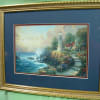&quot;THE LIGHT OF PEACE&quot;  Framed print by artist THOMAS KINKADE is