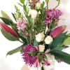 hydrangea, mums, snapdragons, lilies, spider mums, alstromeria, spray roses