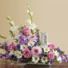 LAVENDER &amp; WHITE SYMPATHY PIECE FOR THE HOME OR FOR THE SERVICE