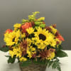 Celebrating Autumn, Thanksgiving, and cozier days, this arrangement is designed to celebrate