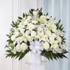 Symbolizing peace, serenity and purity, white flowers can help comfort those grieving