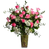 Denver Flower Pros Flowers offers luxurious long stem pink roses in pink.